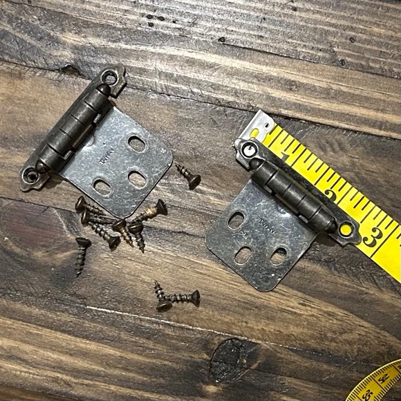 Hinge Pair w/Hardware - Picture 3 of 4